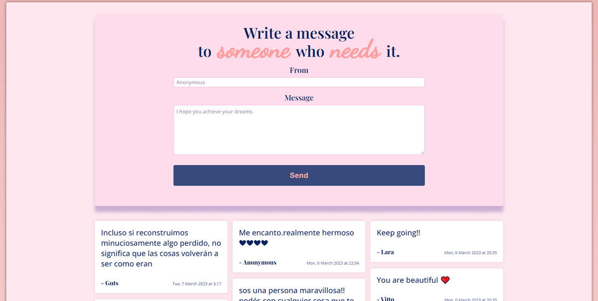 Words of Encouragement